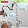 Single Handle Pull-Down Kitchen Faucet with Soap Dispenser and ShieldSpray&reg; Technology