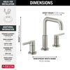 Widespread Lavatory Faucet with Shower Trim Bundle - 14 Series