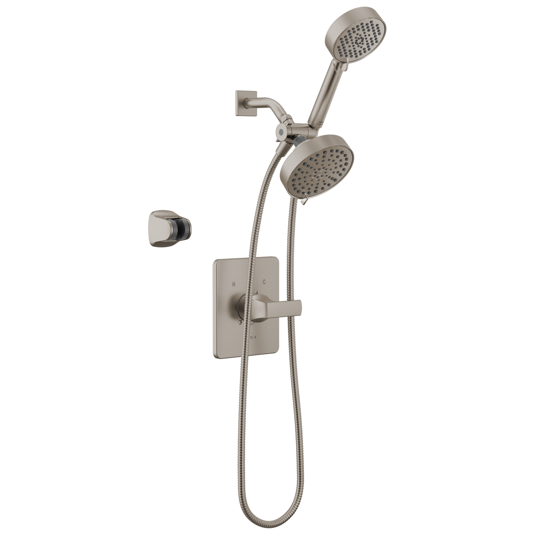 Monitor 14 Series Shower Trim with 5-Setting Combination Showerhead Bundle