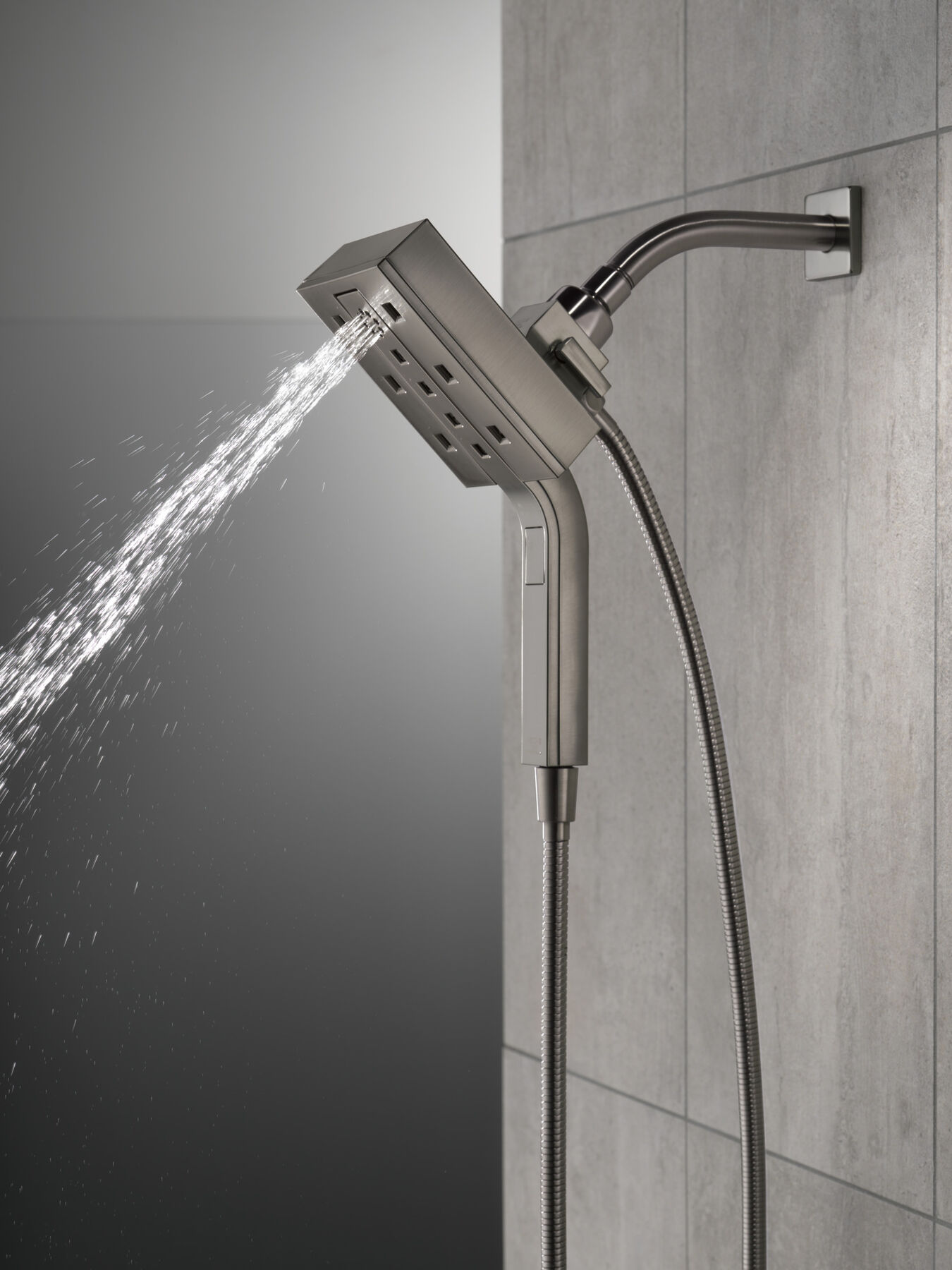 H<sub>2</sub>Okinetic&reg; In2ition&reg; 4-Setting Two-in-One Shower