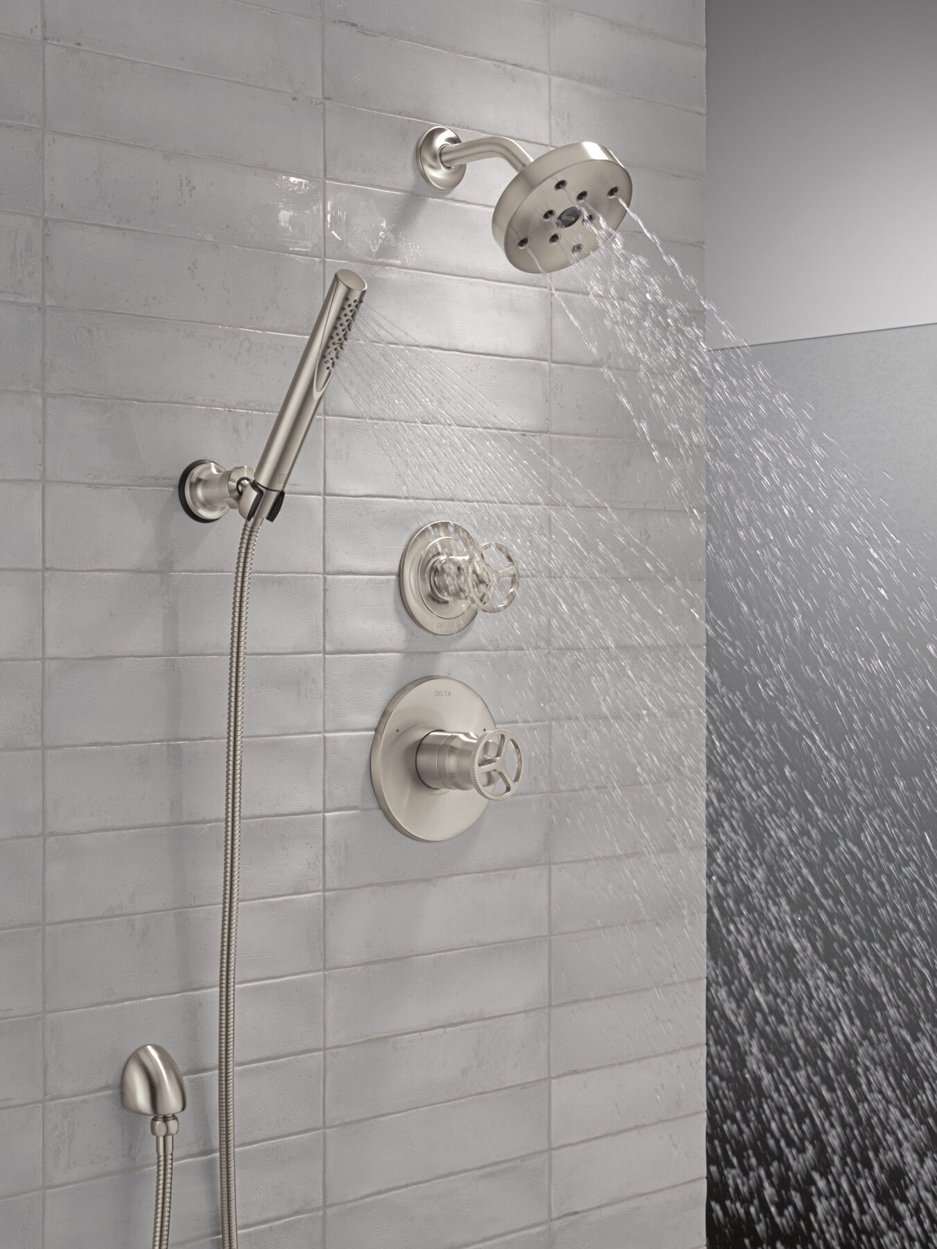 Premium Single-Setting Adjustable Wall Mount Hand Shower