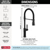 Single-Handle Pull-Down Spring Kitchen Faucet