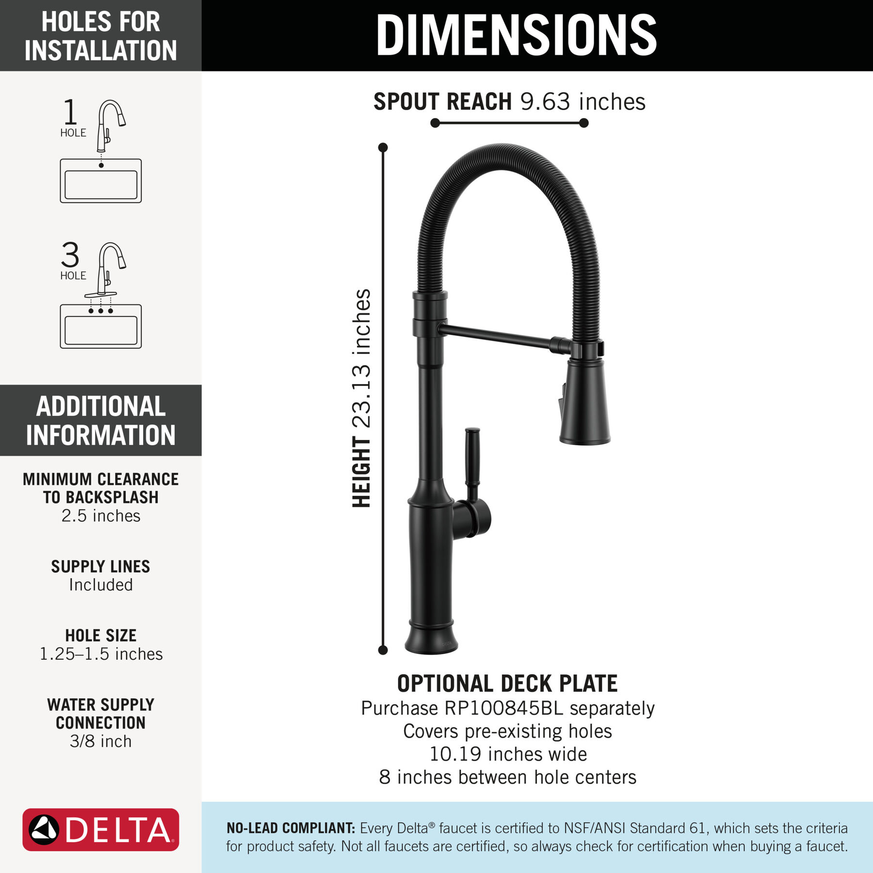Single-Handle Pull-Down Spring Kitchen Faucet