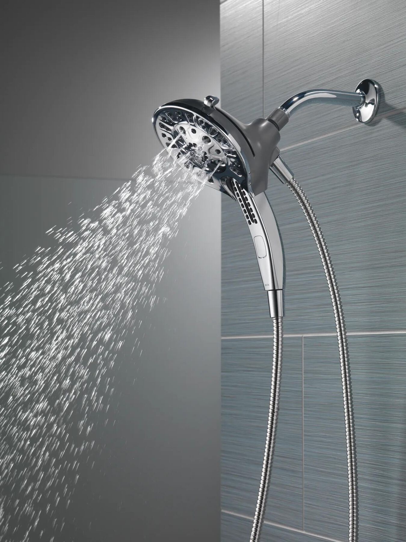 H2Okinetic&reg;&nbsp;In2ition&reg;&nbsp;5-Setting Two-in-One Shower (Recertified)