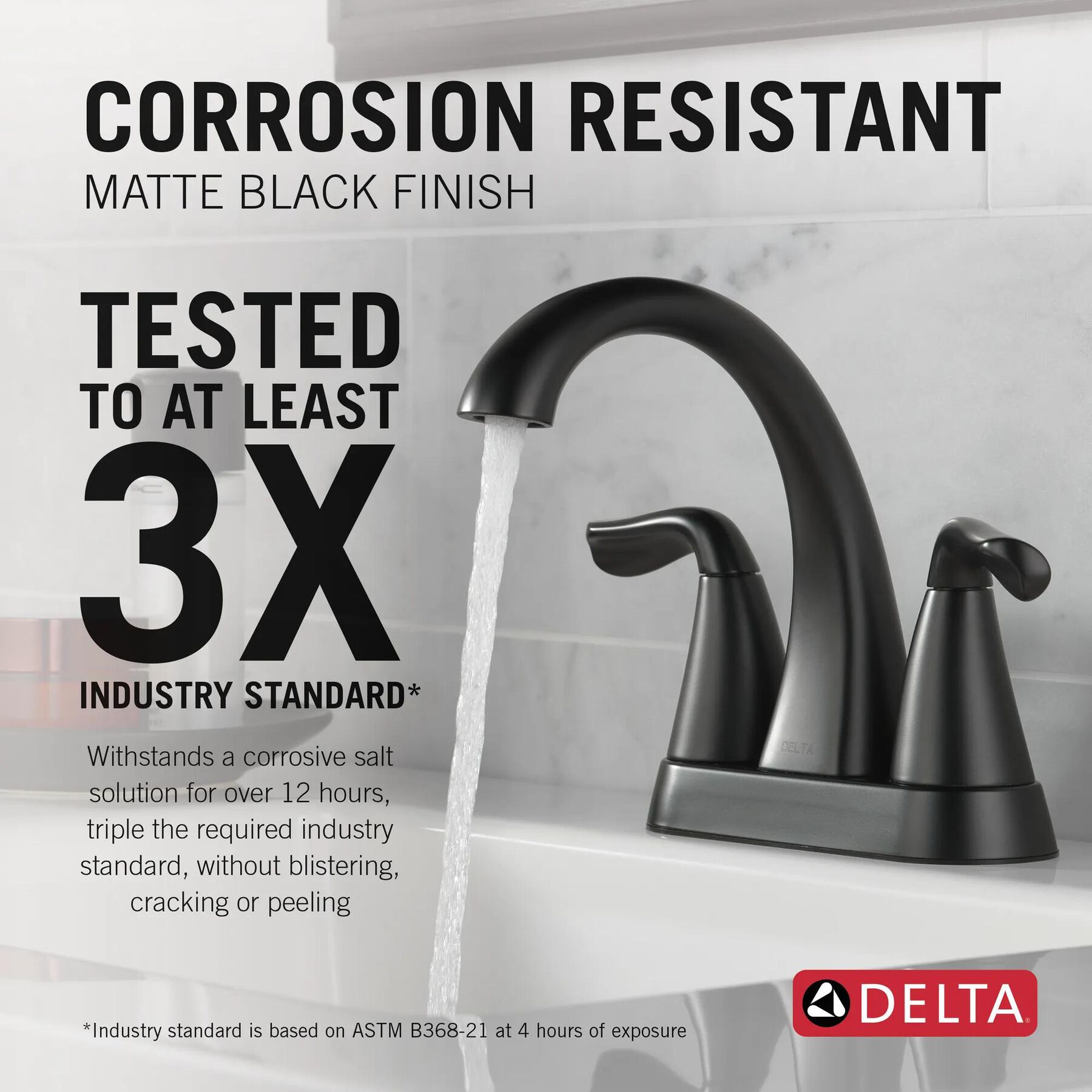 Two Handle Centerset Bathroom Faucet