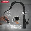 Touch2O with Touchless and VoiceIQ&reg; Technology Single Handle Pull-Down Kitchen Faucet with Soap Dispenser