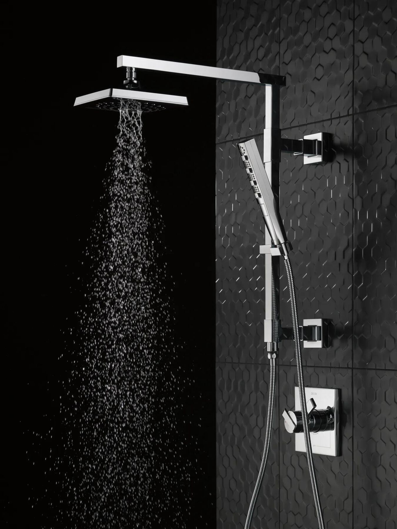 H<sub>2</sub>Okinetic&reg; 3-Setting Raincan Shower Head