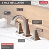 Two Handle Widespread Bathroom Faucet (Recertified)