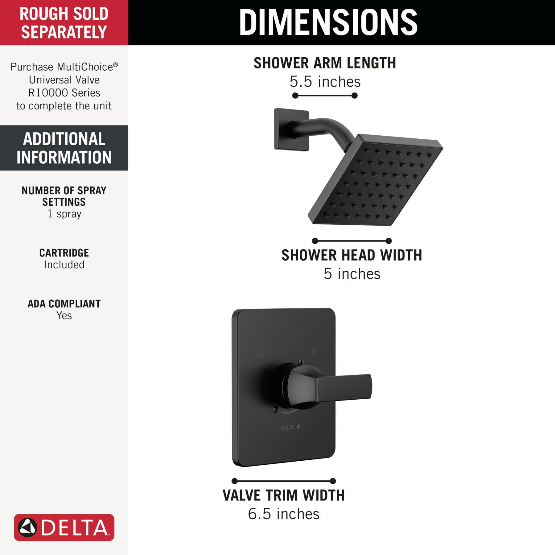 Monitor 14 Series Shower Trim (Recertified)