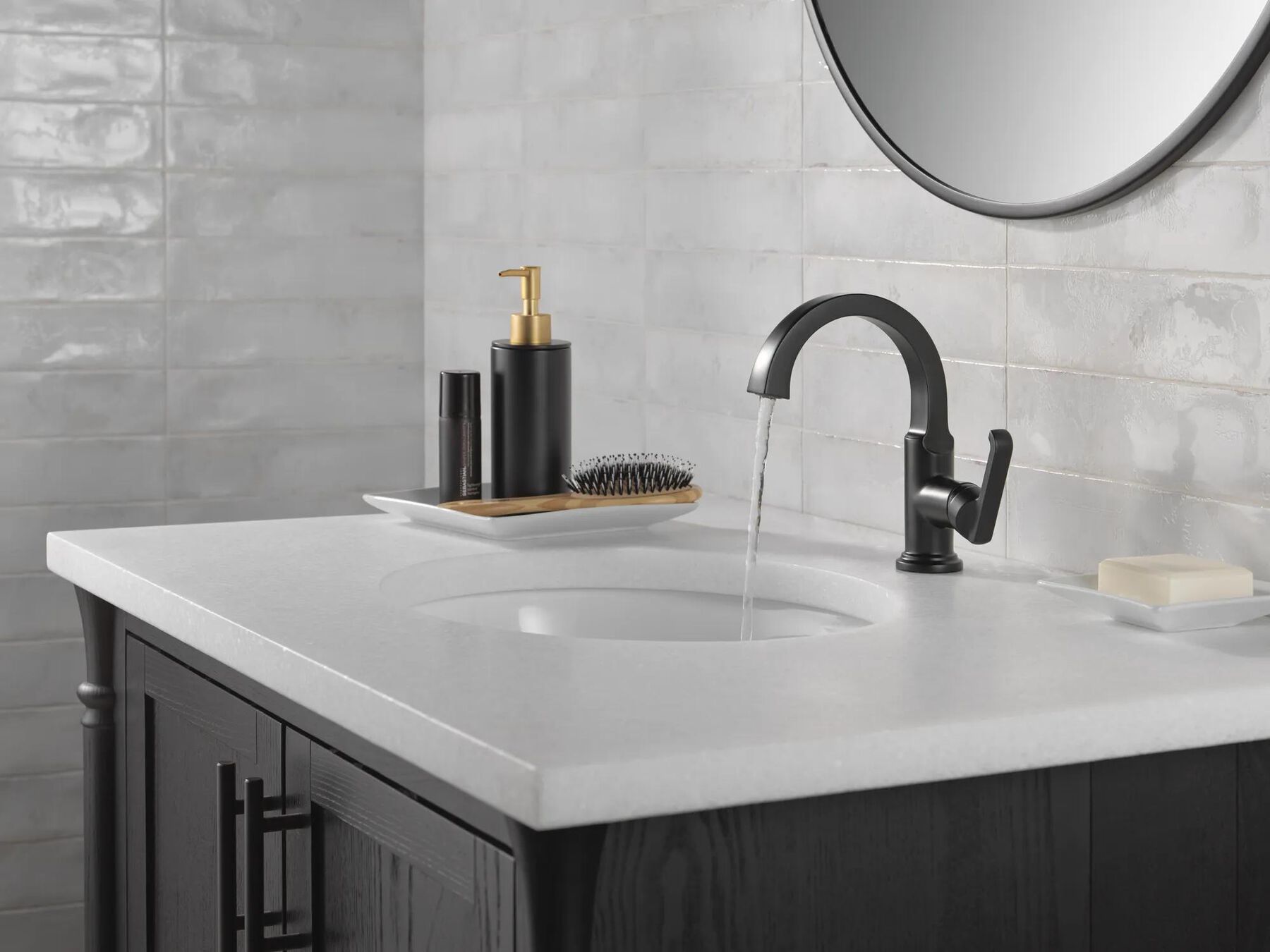 Single Handle Bathroom Faucet (Recertified)
