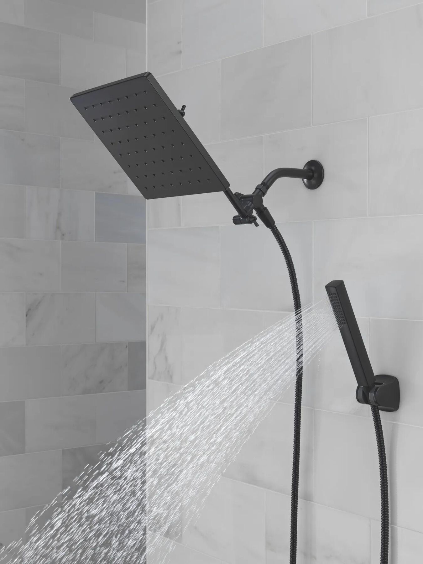 Monitor 14 Series Shower Trim with 10-Inch Raincan Combination Showerhead Bundle