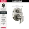 17 Series Integrated Diverter Trim 6-Set (Recertified)