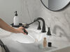 Two Handle Widespread Pulldown Bathroom Faucet