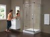 36" x 36" Frameless Shower Enclosure