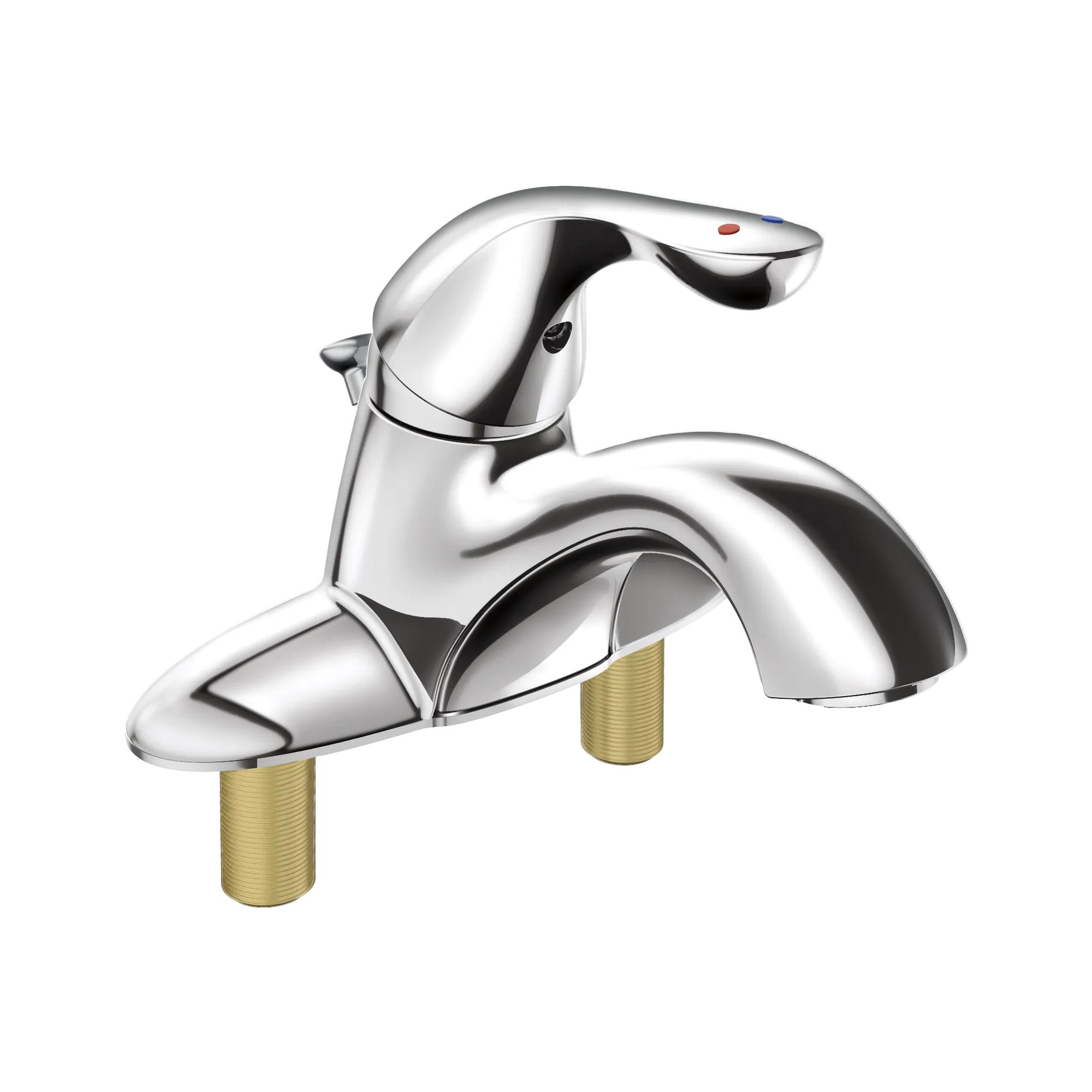Single Handle Centerset Bathroom Faucet with City Shanks