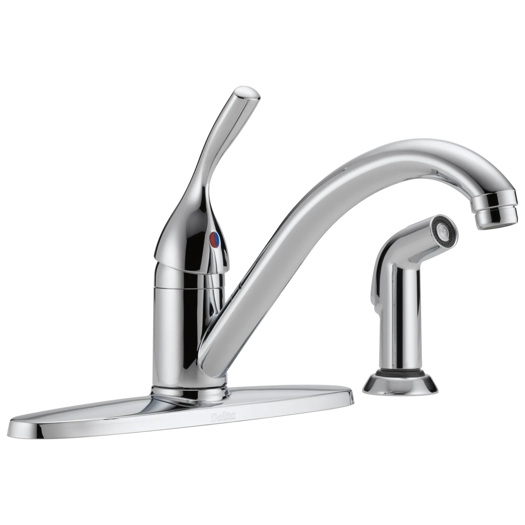 Single Handle Kitchen Faucet with Spray