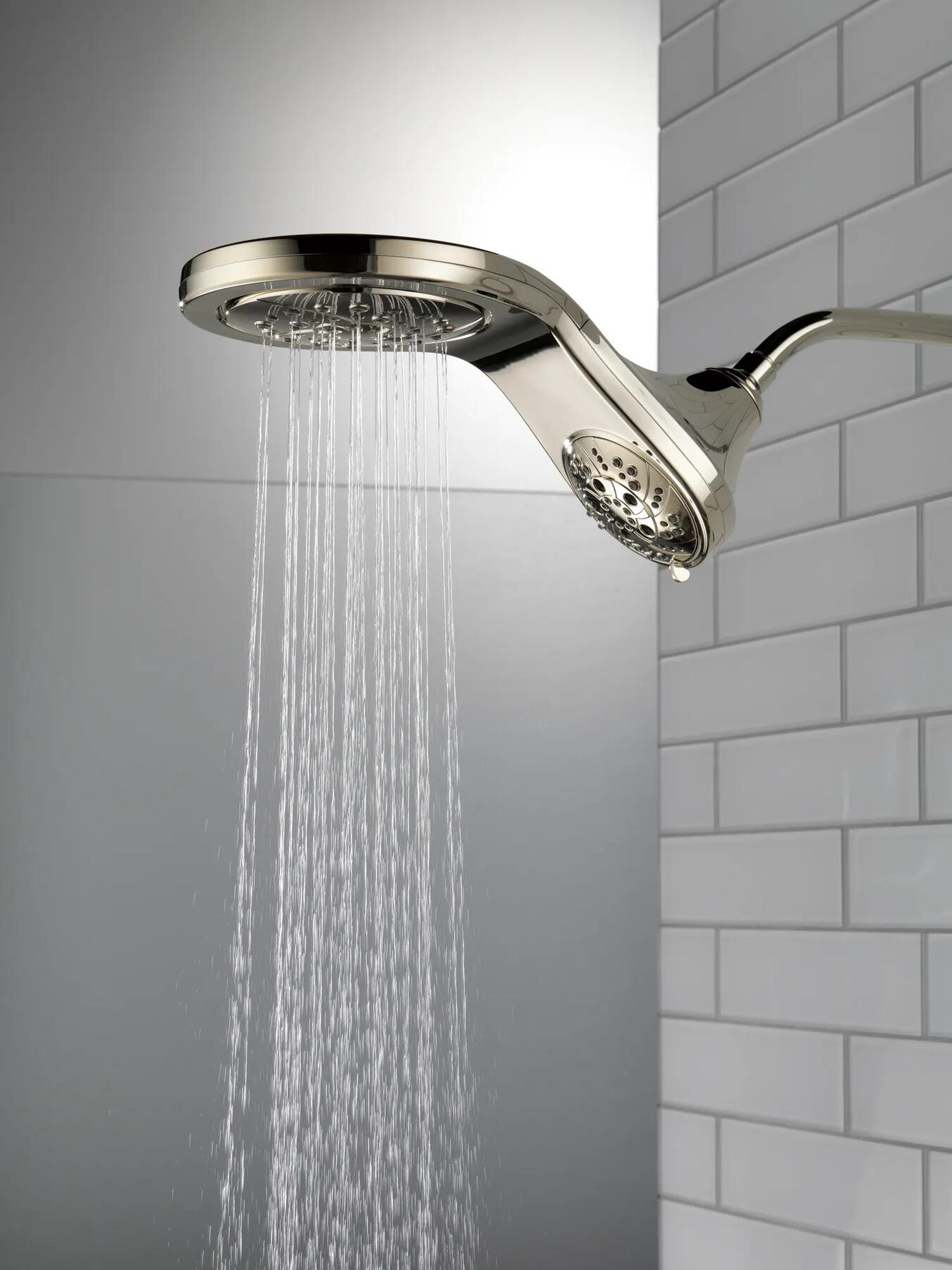 HydroRain&reg; H<sub>2</sub>Okinetic&reg; In2ition&reg; 5-Setting Two-in-One Shower