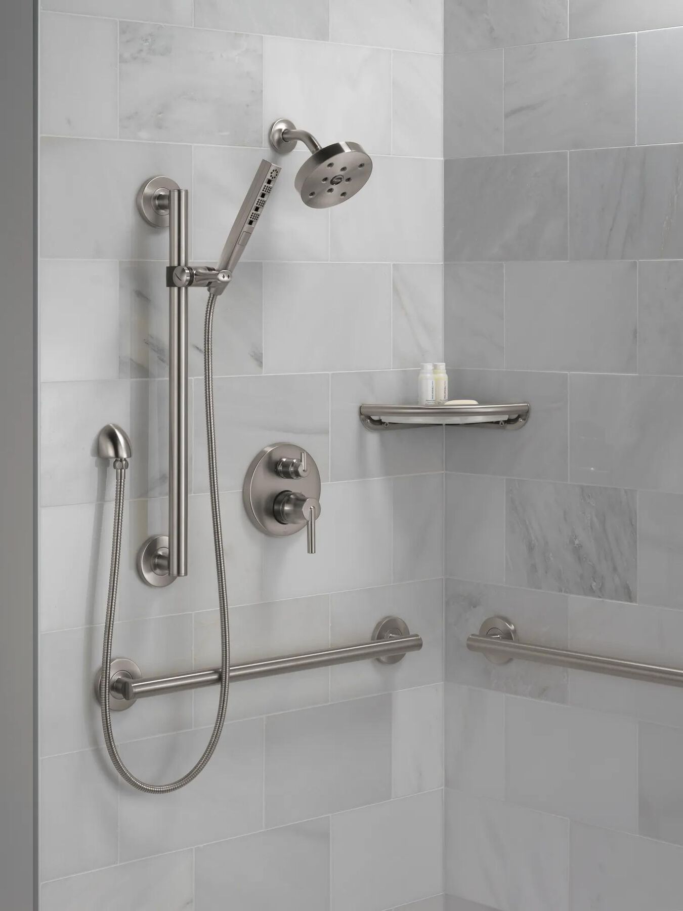 H<sub>2</sub>Okinetic&reg; Single-Setting Raincan Shower Head
