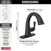 Single Handle Pull Down Bathroom Faucet