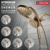 HydroRain&reg; 4-Setting Two-in-One Shower Head