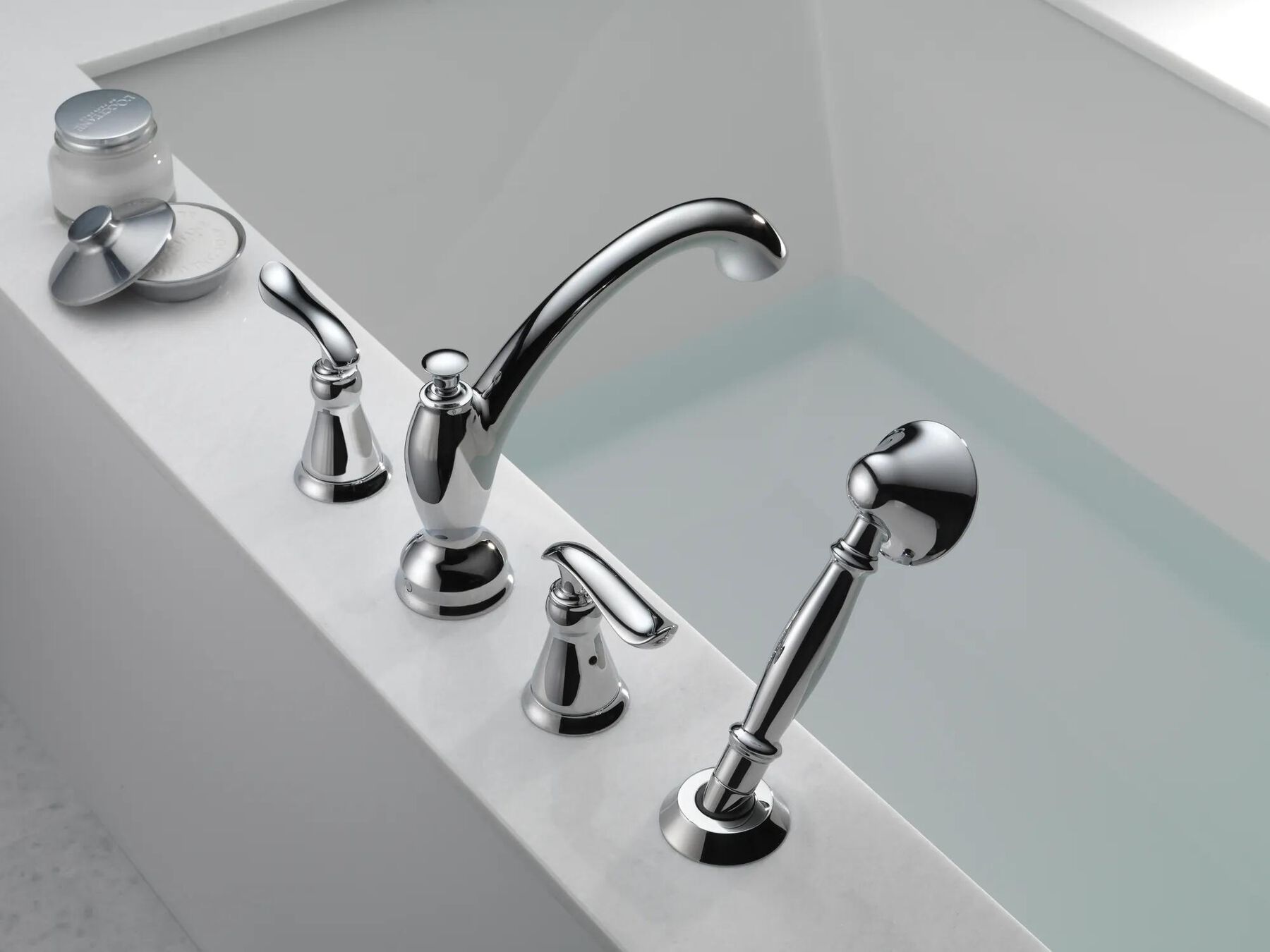 Roman Tub with Hand Shower Trim