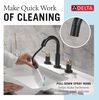 Two Handle Widespread Pull-Down Bathroom Faucet