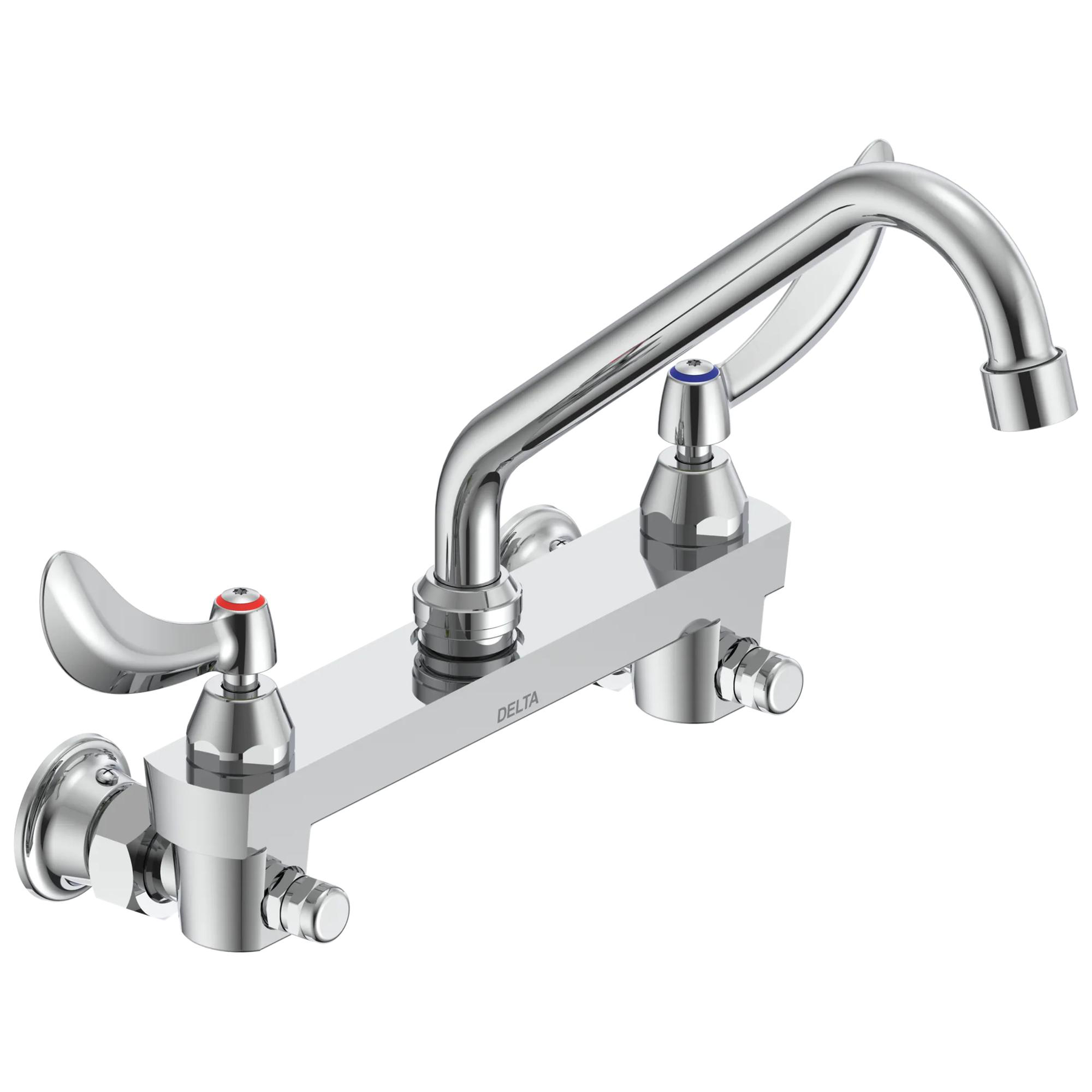 Two Handle 8 In Wallmount Service Sink Faucet