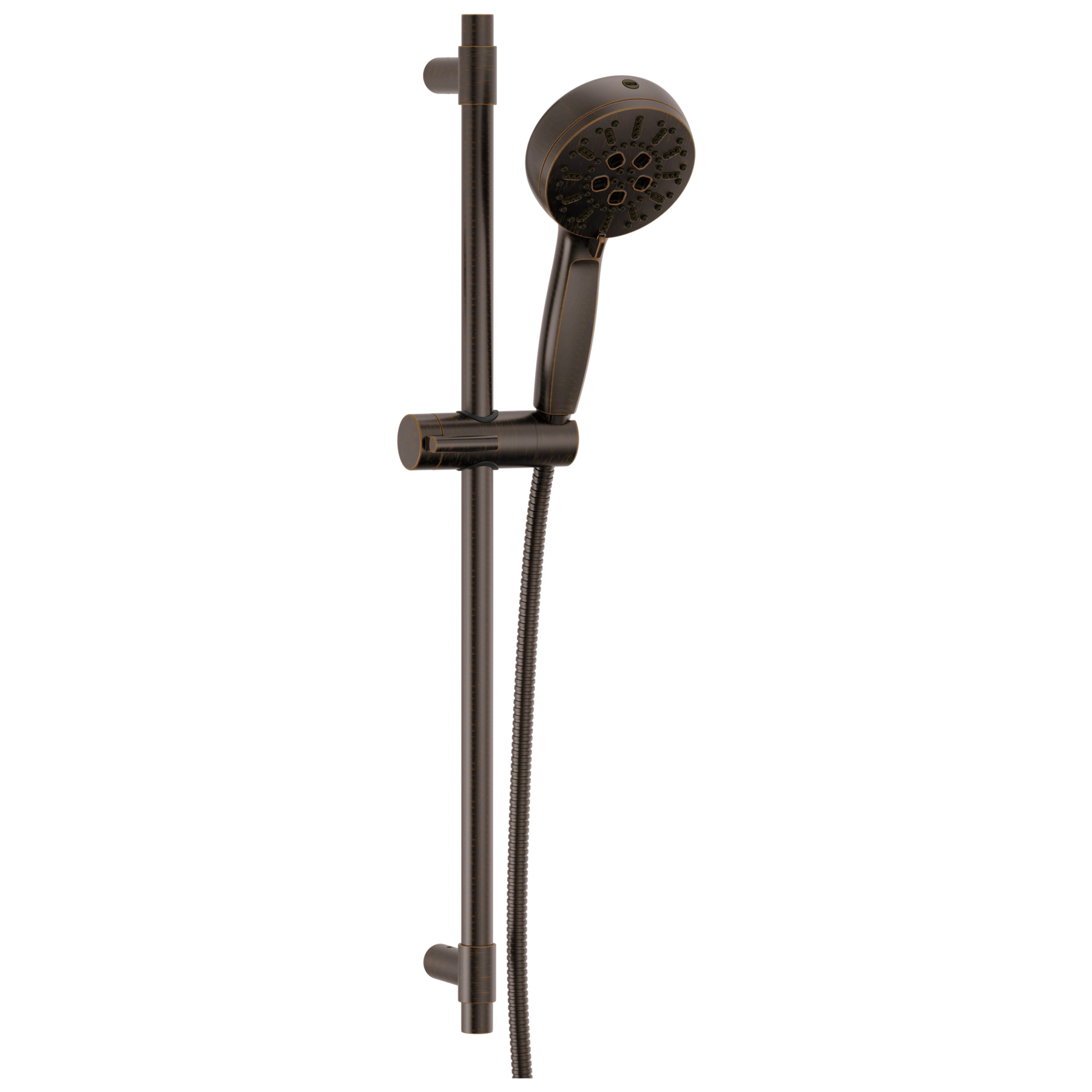 7-Setting Slide Bar Hand Shower with Cleaning Spray