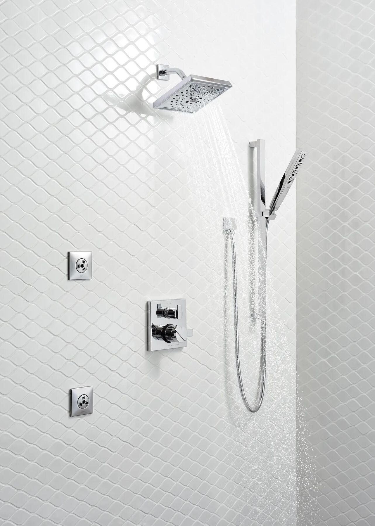H<sub>2</sub>Okinetic&reg; 3-Setting Raincan Shower Head
