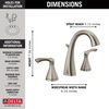 Two Handle Widespread Lavatory Faucet
