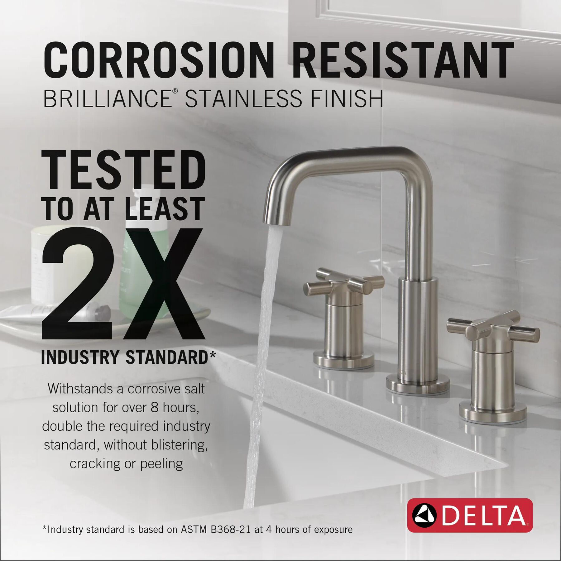 Two Handle Widespread Bathroom Faucet