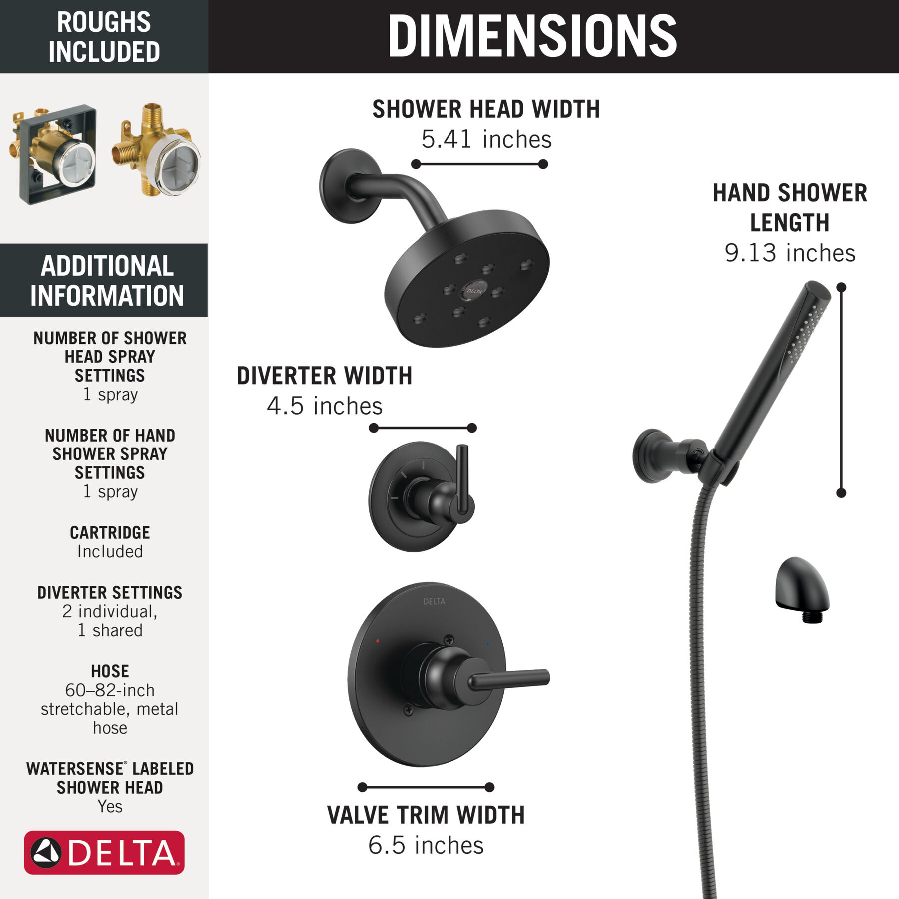 3-Setting Custom Shower Bundle