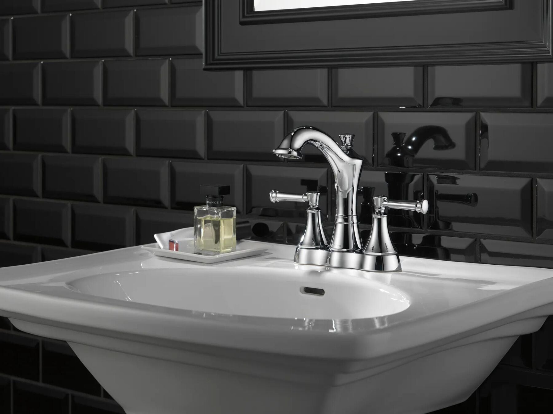 Two Handle Centerset Bathroom Faucet