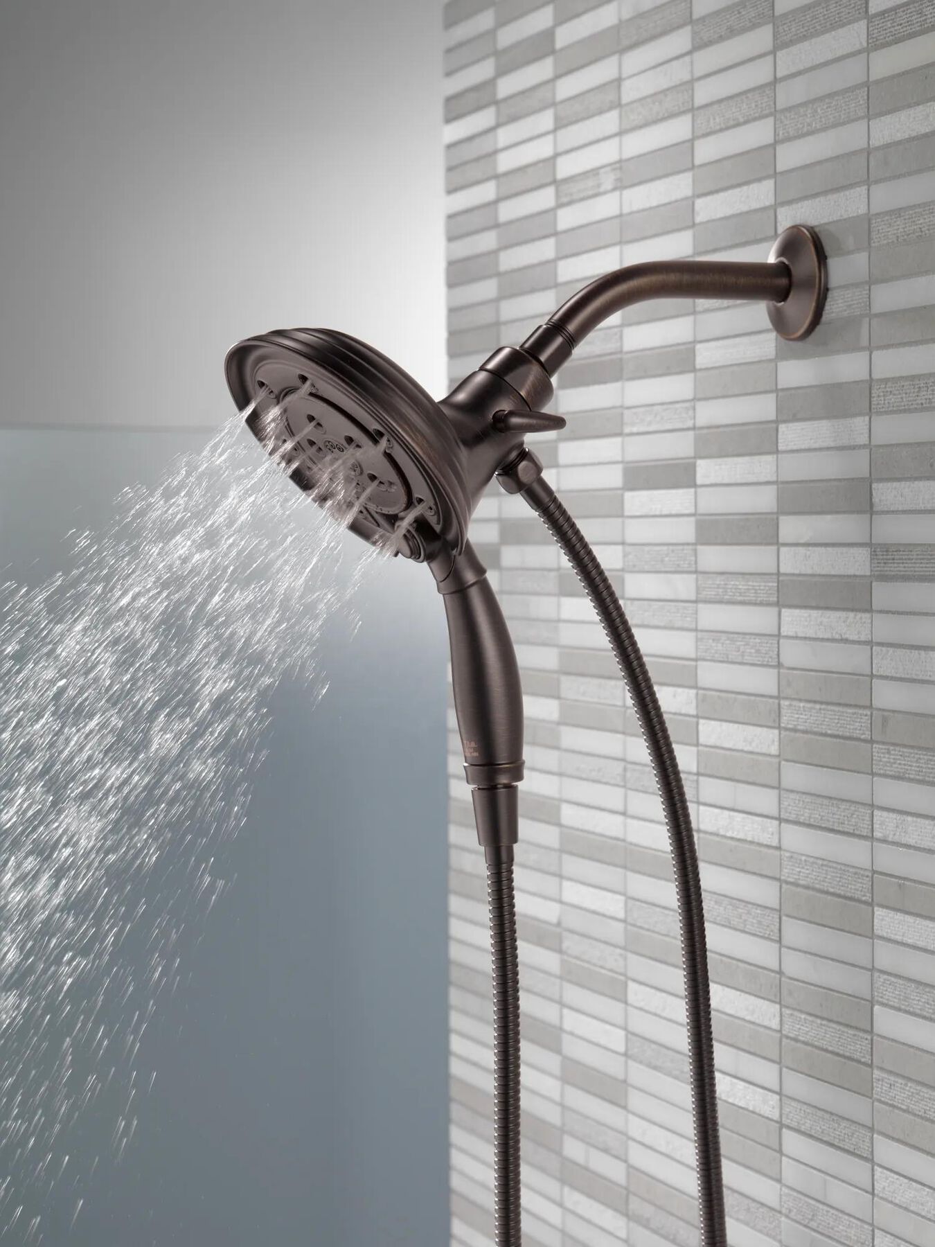 H<sub>2</sub>Okinetic&reg; In2ition&reg; 4-Setting Two-in-One Shower (Recertified)