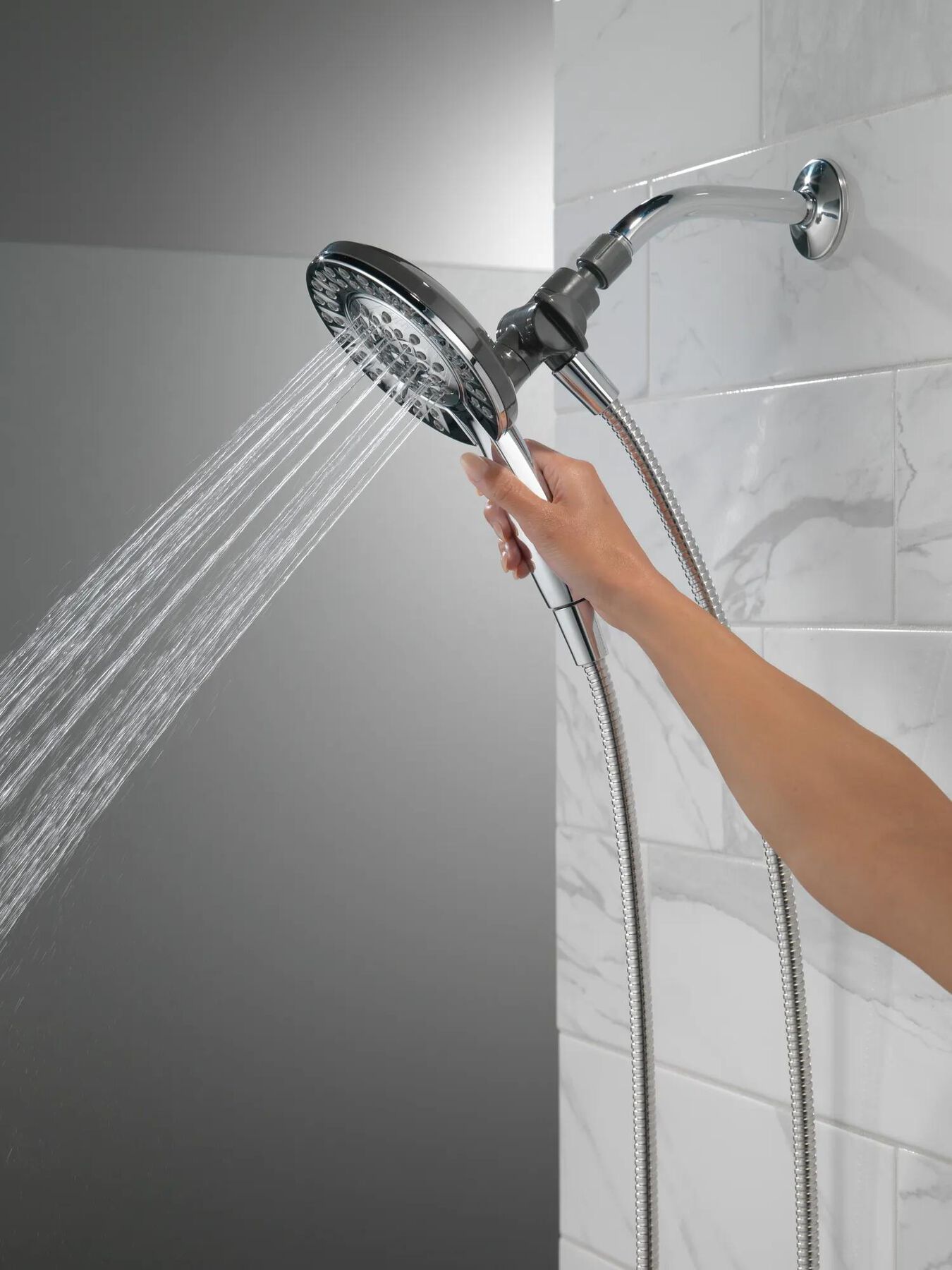 In2ition&reg; Dual Shower Head 1.75 GPM 4-Setting