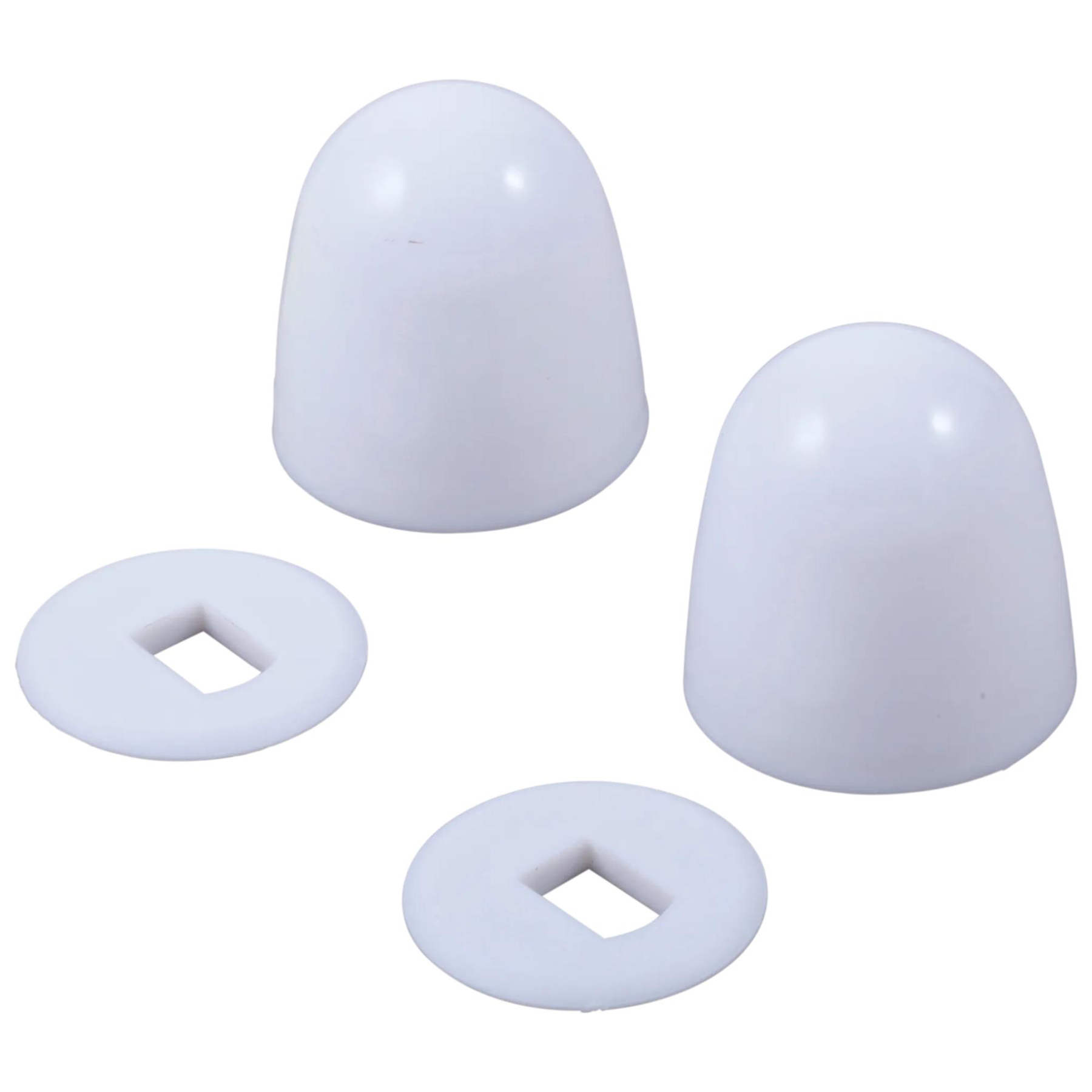 Toilet Bolt Cap (2) and Base (2)