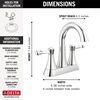 Two Handle Centerset Bathroom Faucet
