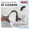Single Handle Pull Down Bathroom Faucet (Recertified)