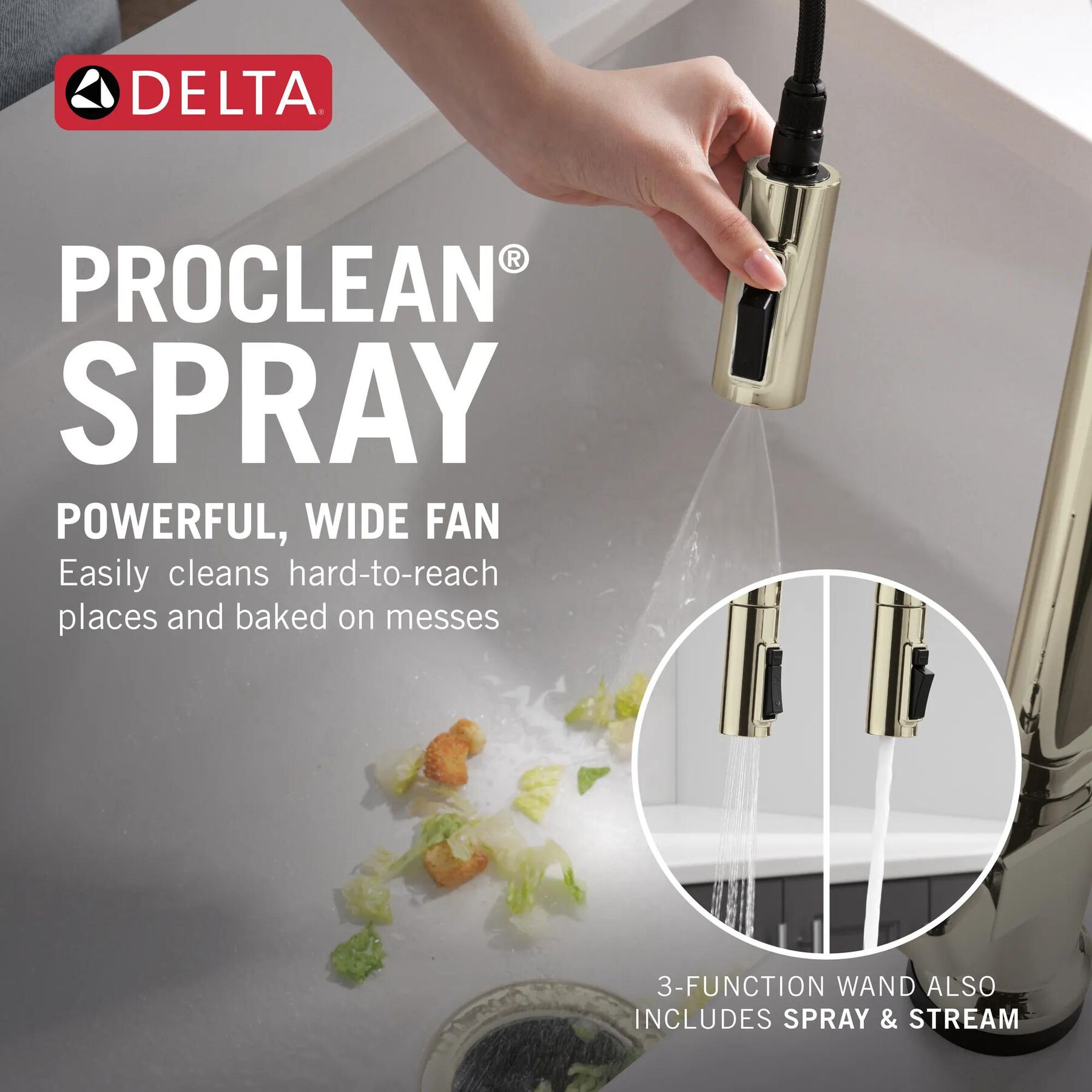Touch2O&reg; with Touchless Technology Single Handle Pull-Down Kitchen Faucet