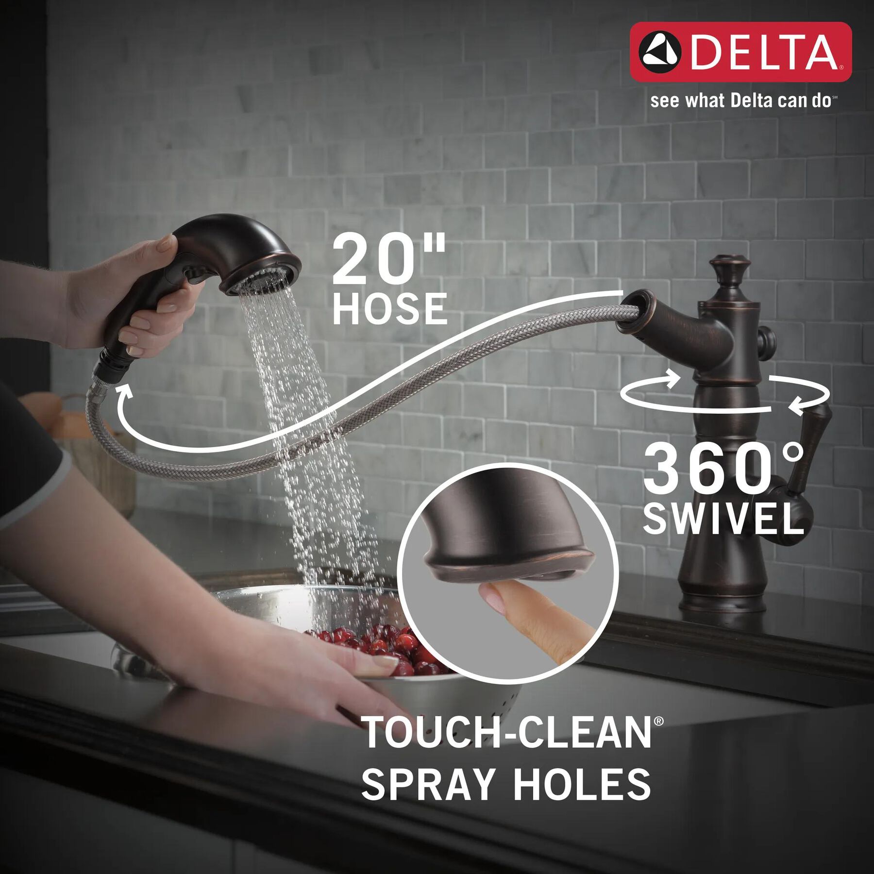 Single Handle Pull-Out Kitchen Faucet