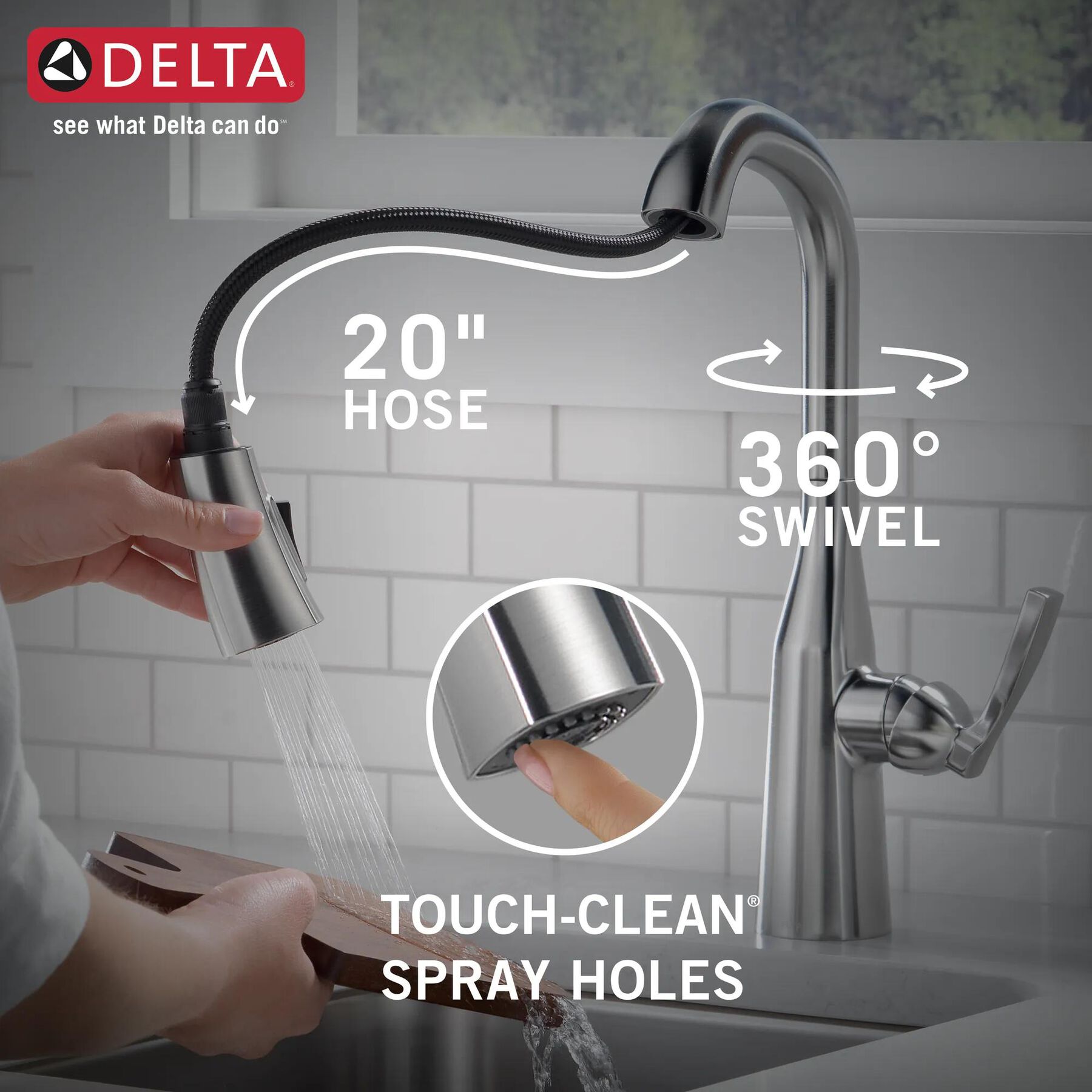 Single Handle Pull-Down Bar/Prep Faucet