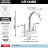 Two Handle Centerset Bathroom Faucet