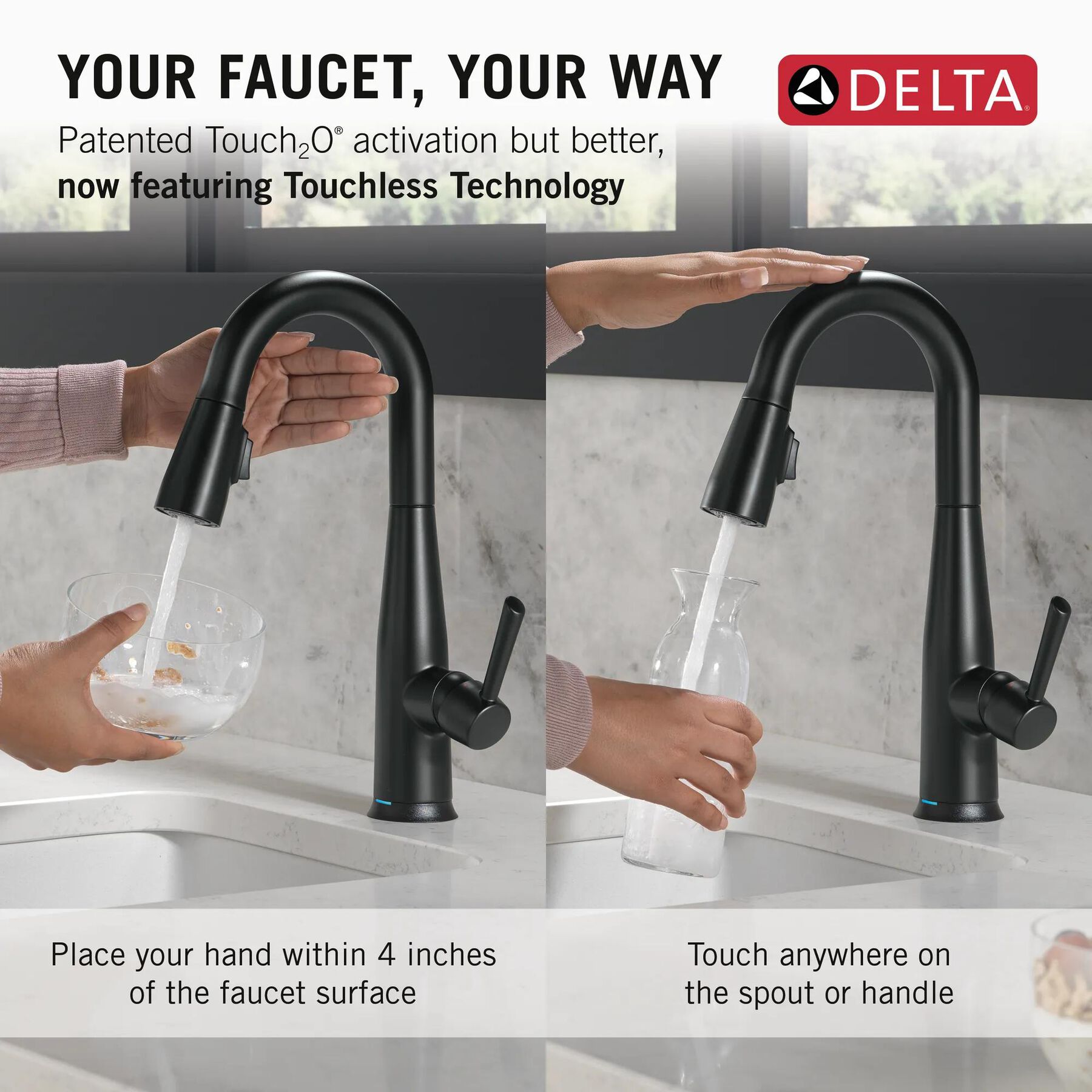 Touch2O&reg; Bar / Prep Faucet with Touchless Technology