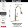 Single Handle Pull-Down Kitchen Faucet