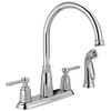 Two Handle Kitchen Faucet with Spray (Recertified)
