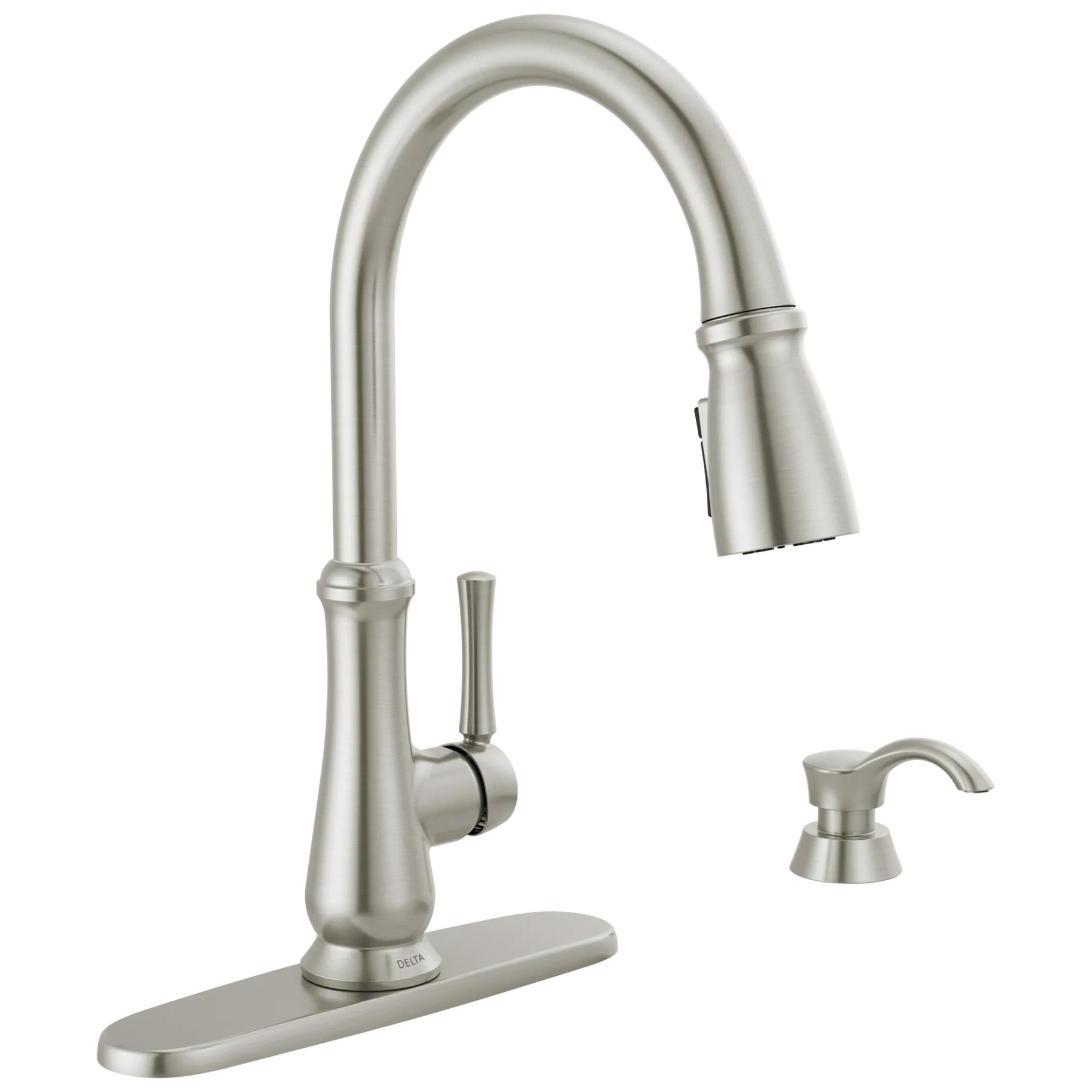 Pull-Down Kitchen Faucet w/Soap (Recertified)