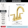 Two Handle Centerset Bathroom Faucet