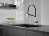 Single Handle Exposed Hose Kitchen Faucet