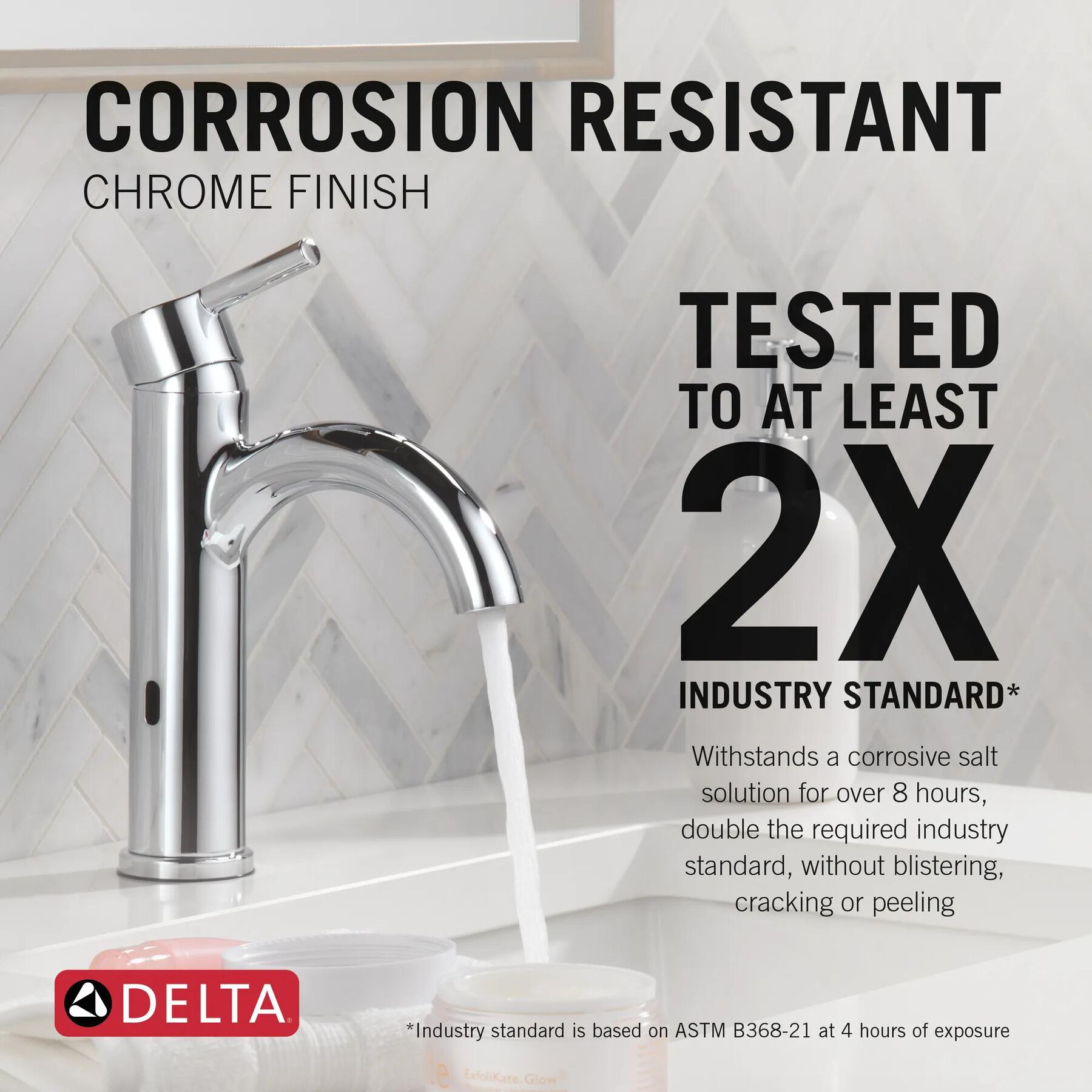 Sense2O&trade; Bathroom Faucet with Touchless Technology