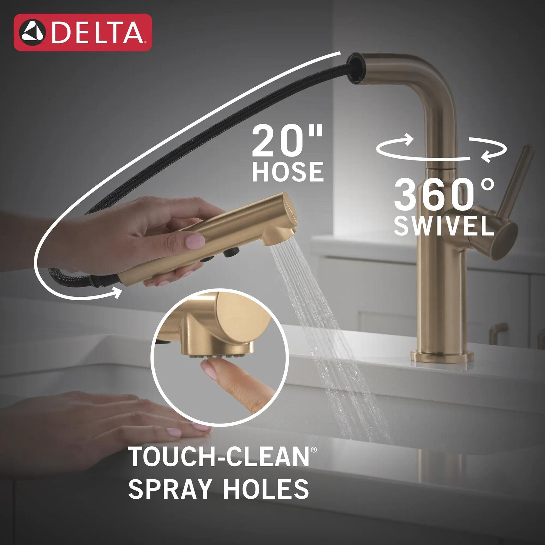 Pull-Out Kitchen Faucet (Recertified)